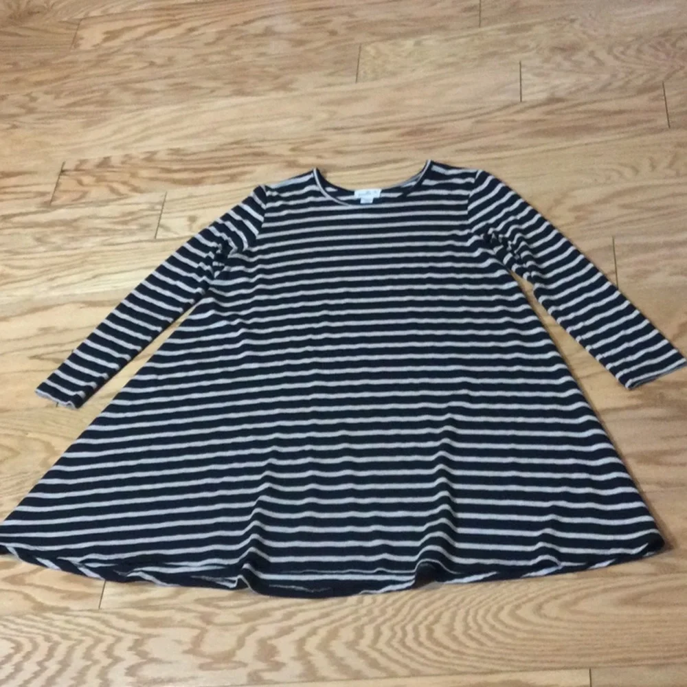 S Puella by Anthropologie black and cream striped dress - Picture 3 of 15